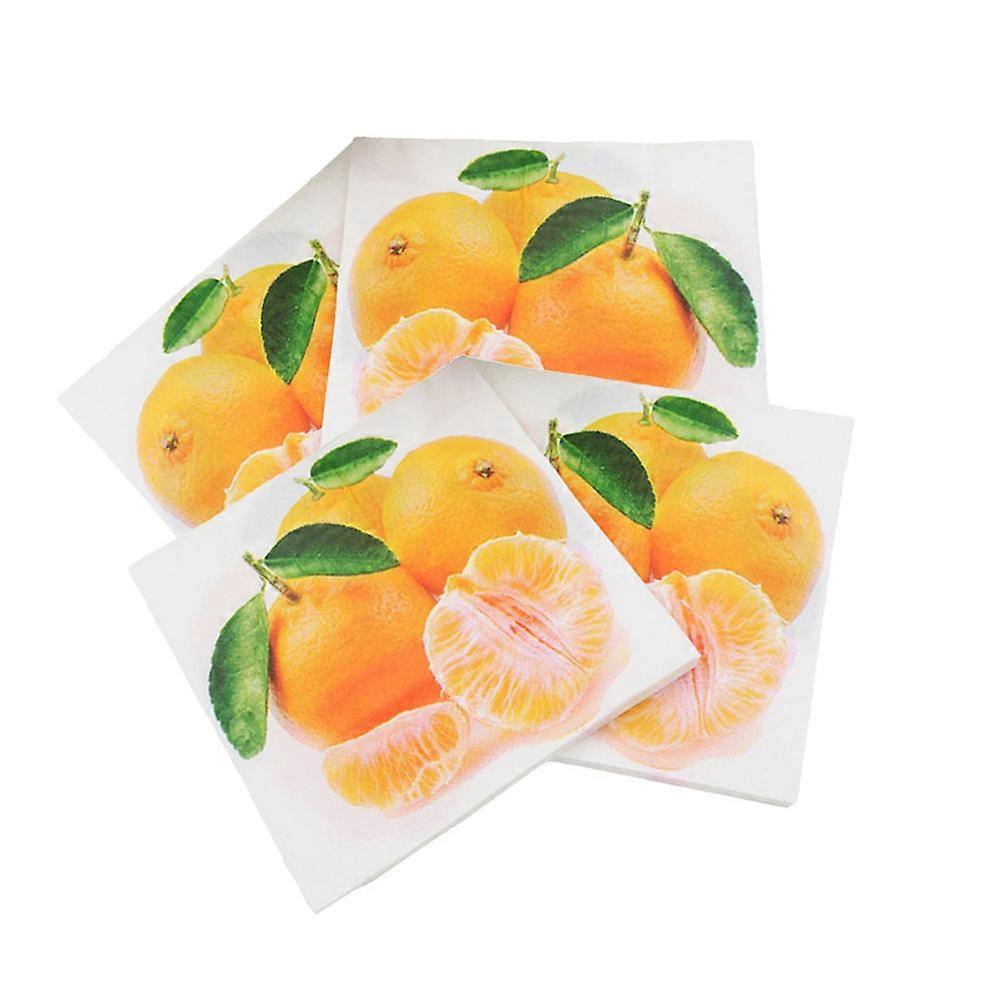 Disposable Napkin Colorful Party Supplies Square Absorbent 4 Packs For Daily Use