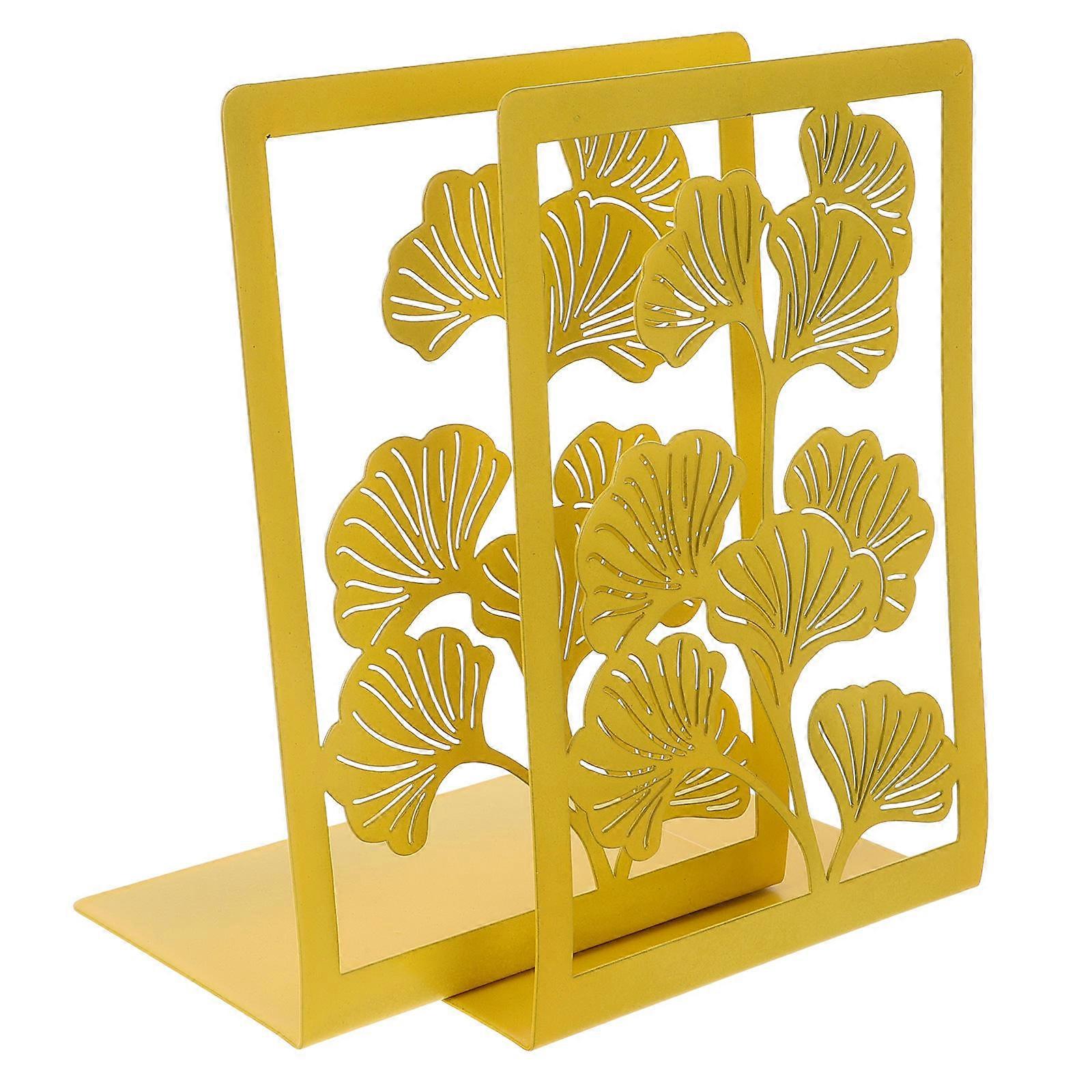 Reading Book Ends Metal Book Holders for Desktop 2Pcs Organizer