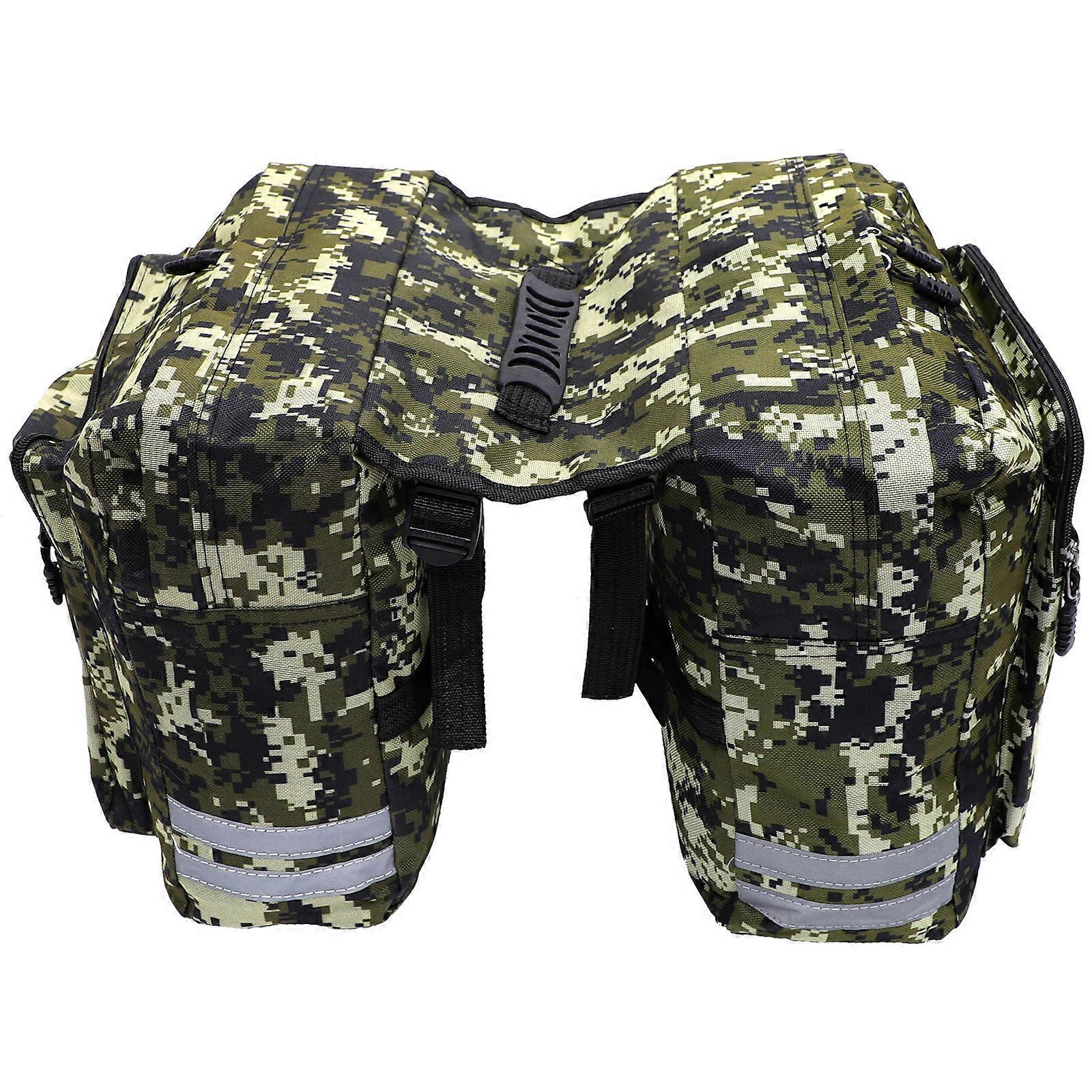 Mountain Cycling Bike Trunk Bag Waterproof Reflective Binding Large Capacity 1Pack