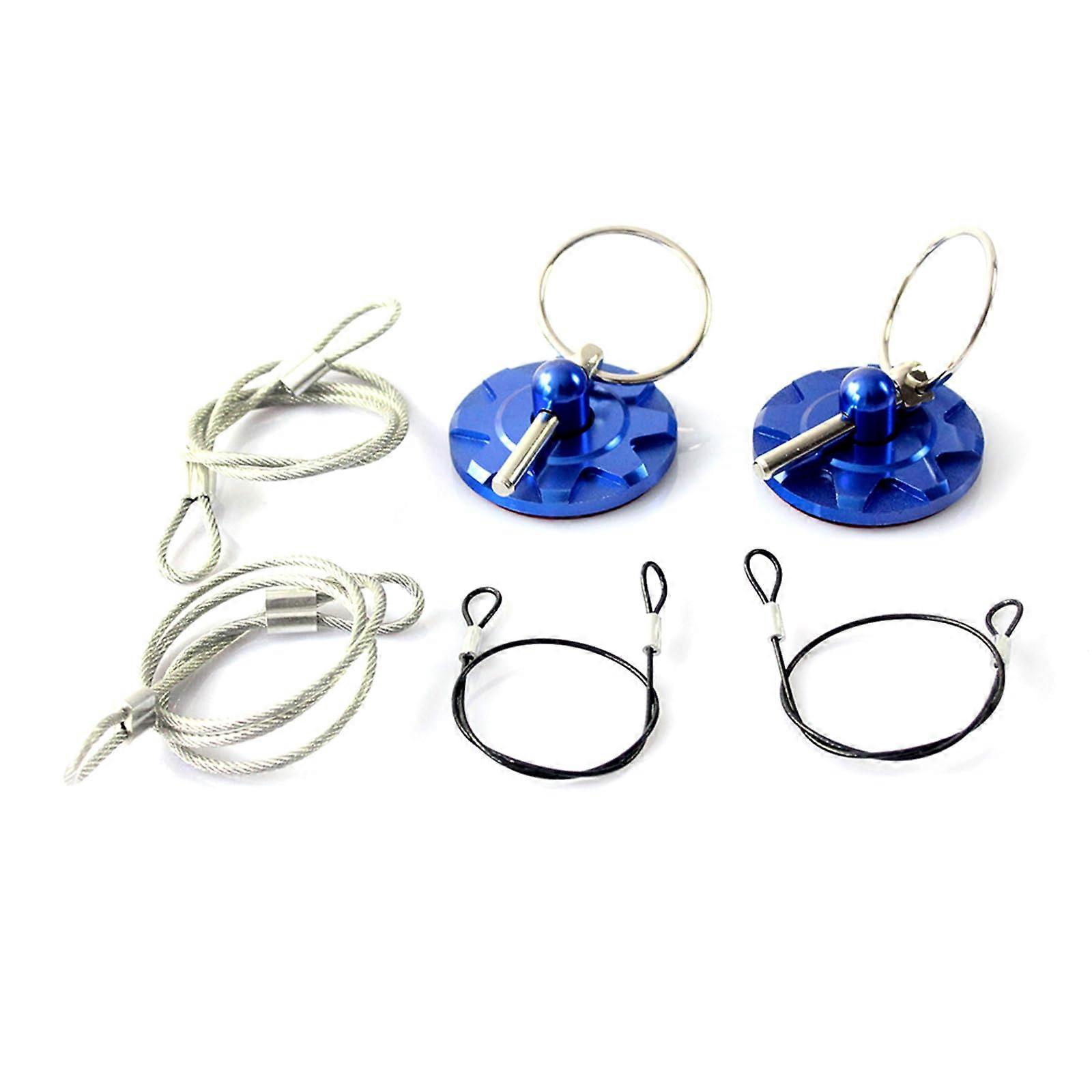 Lock Set Aluminum Lock Bolt for Racing Sports Car Motor Lock Blue