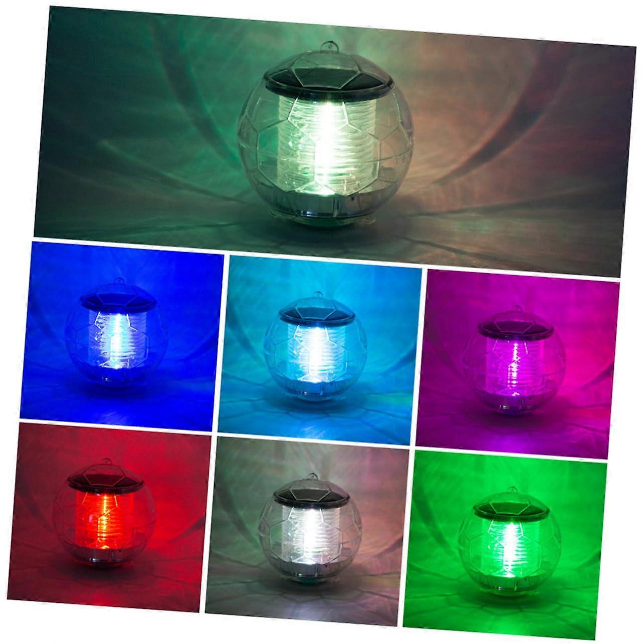 Solar Floating Pond Light Color Changing Garden Lights Solar Energy for Decorations 1pc