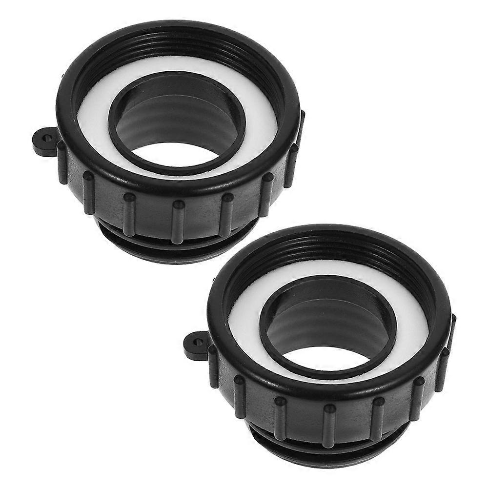 2Pcs IBC Tote Fittings IBC Tote Tank Adapter IBC Tote Valve IBC Tote Hose Adapter Water Tank Connector Garden Hose Adapter