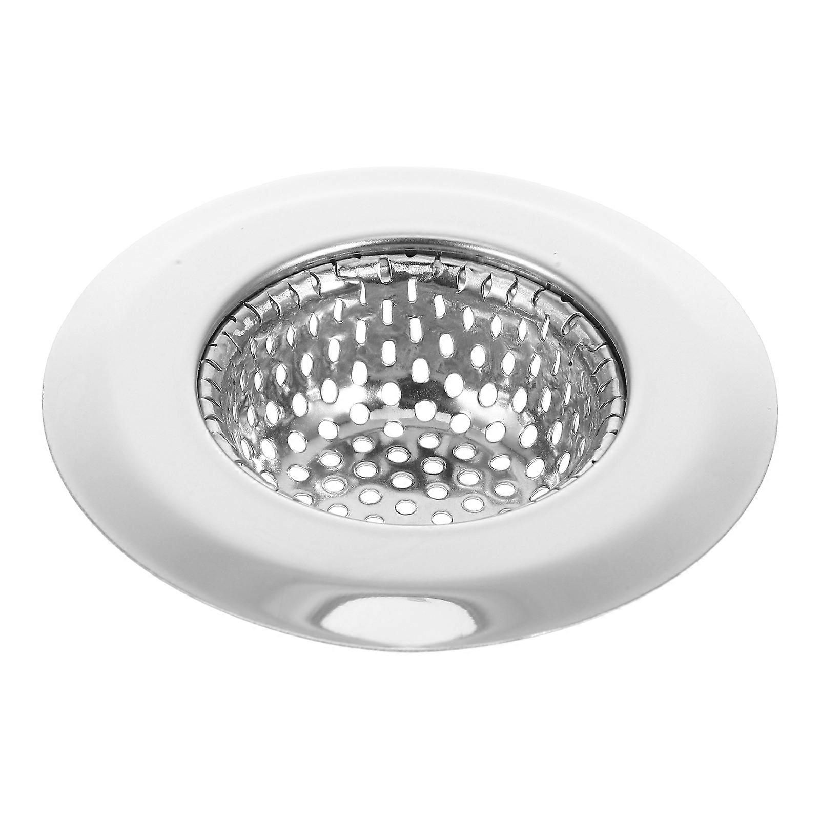 Stainless Steel Sink Strainer with Fine Mesh Design for Kitchen Drain 1 Piece Silver