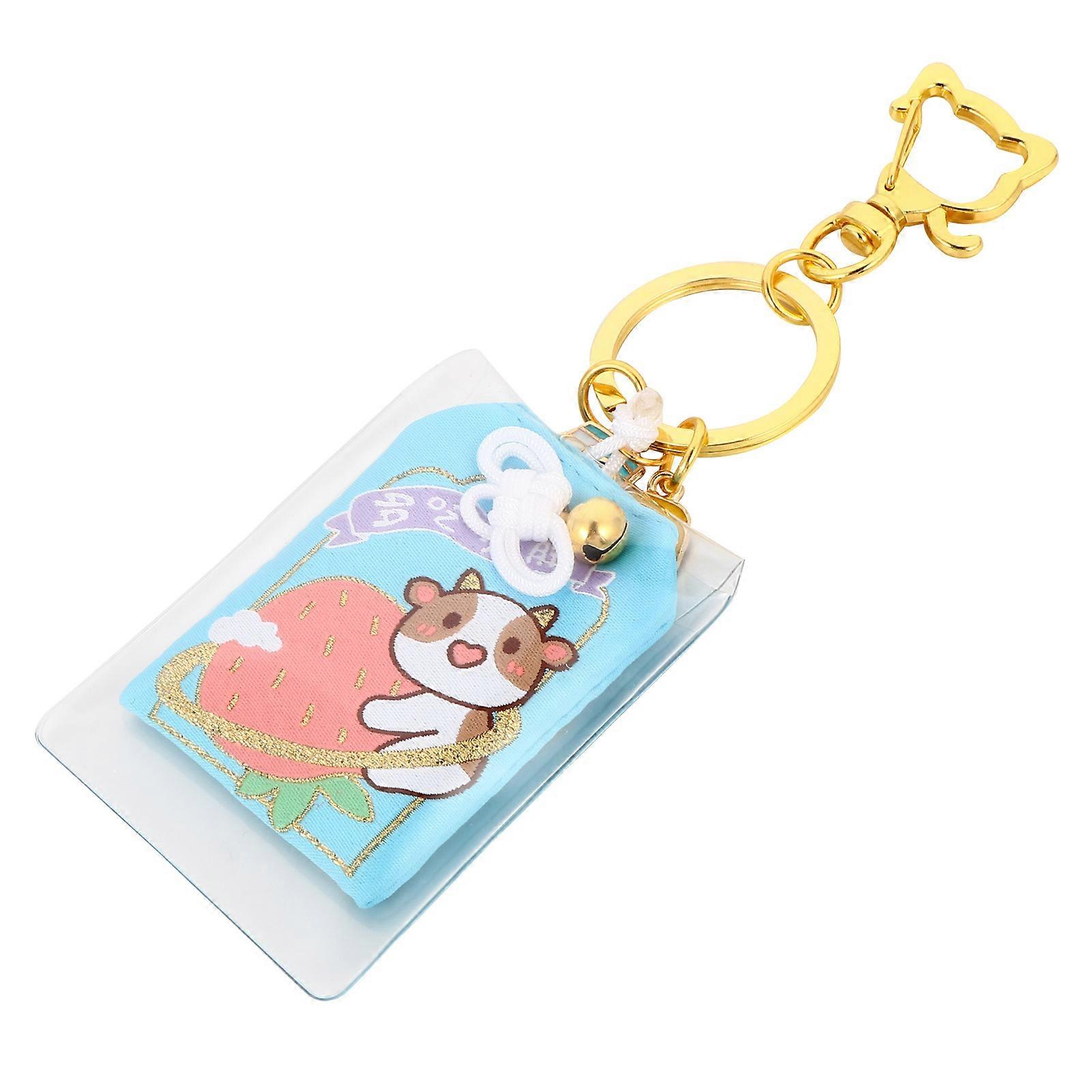 Year Keychain Made of Durable Alloy and Fabric Perfect for Decoration and Bag Pendant 1Pc