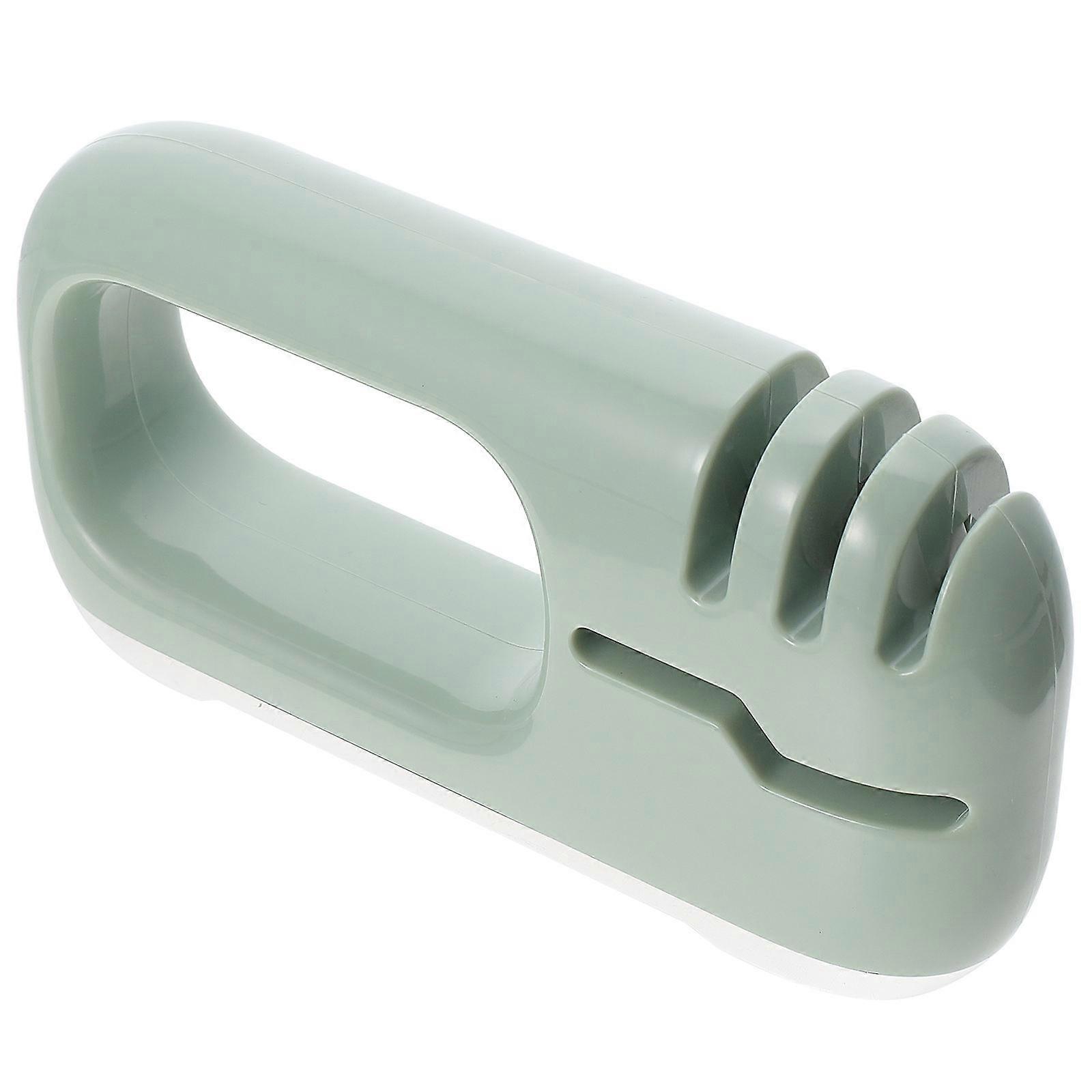 Lightweight Kitchen Sharpening Stone Rack Ideal For Professionals And Home Use Green Color 1Set Sharpening