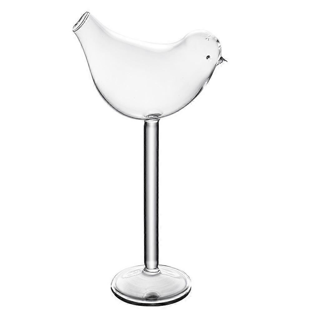 Bird Shape Goblet Unique Glass Cups For Home Restaurant 1Set