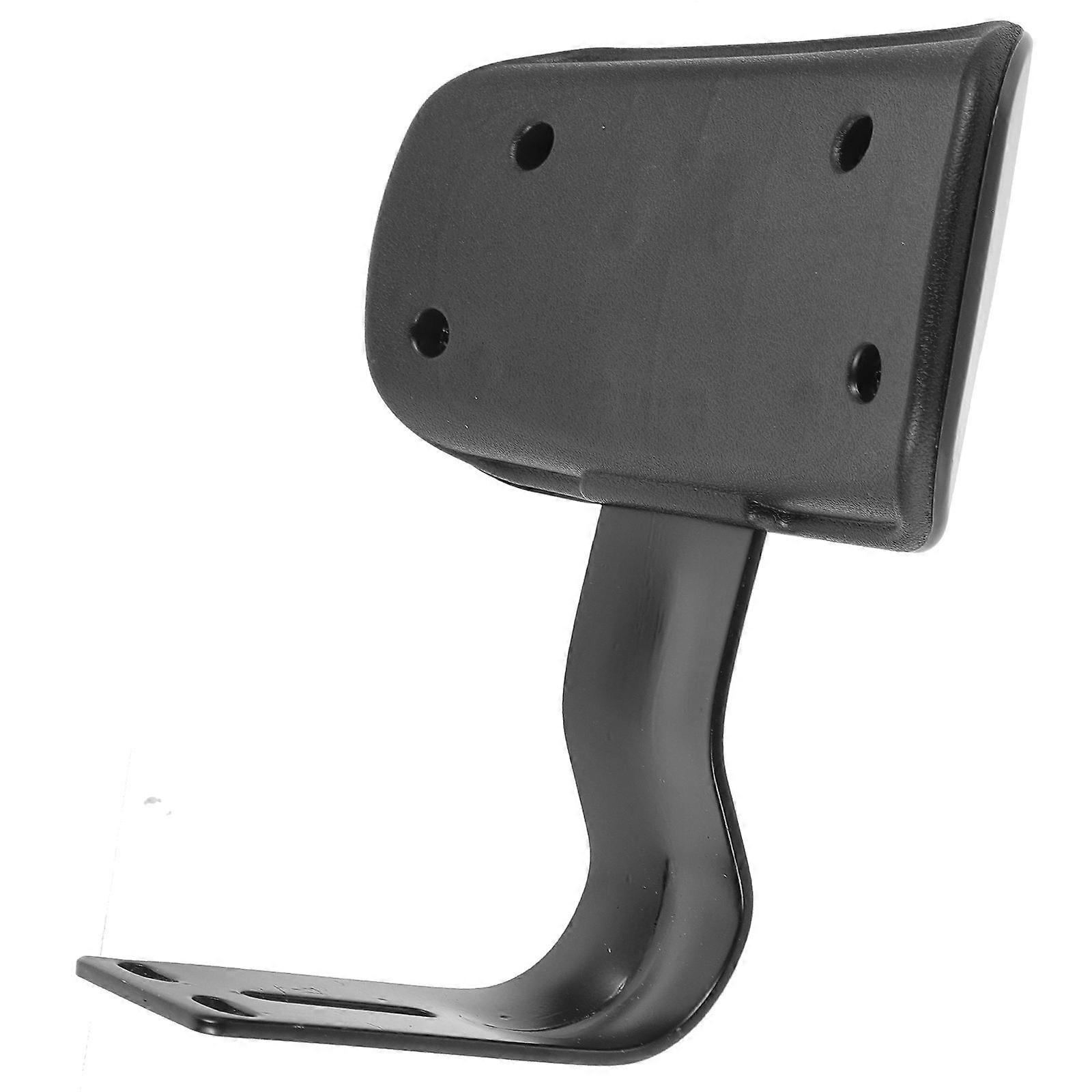Durable Motorcycle Backrest Soft Cushion for Bike Use Ergonomic Design Comfortable Black 2.5x12x8.5