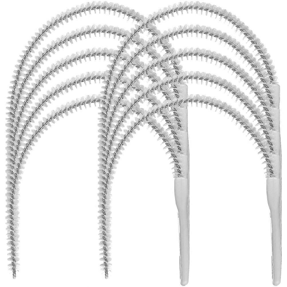 Sewer Cleaning Tool 10Set Made For Homeowners Ideal For Kitchen Use With Hair Removal Function And White Material