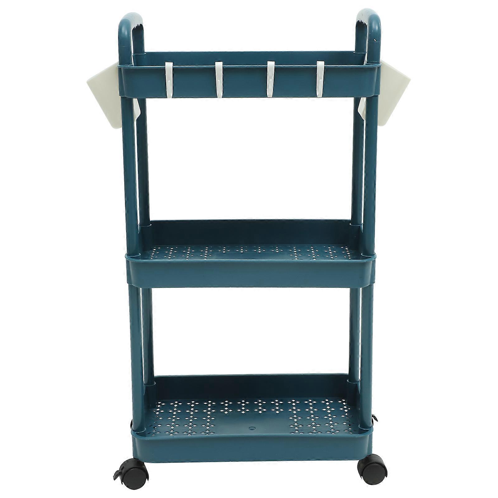 Kitchen Utility Cart On Wheels Suitable For Homeowners Multi-layer Design 79X41cm 1 Set