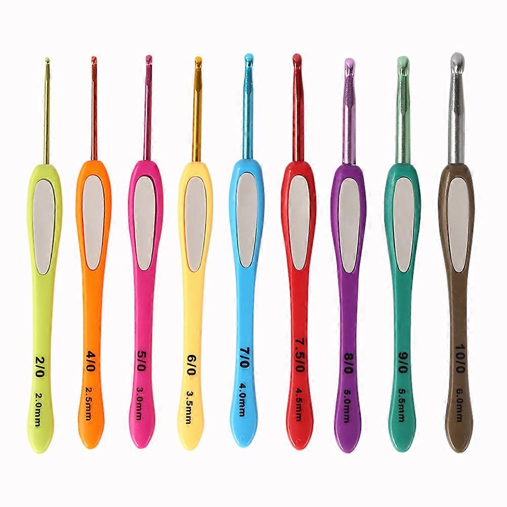8Pcs 1.0mm-6.0mm Needle Set Crochet Hooks Sewing Accessories DIY Weave Sweater Thick Yarn Stitch Knitting for Woman