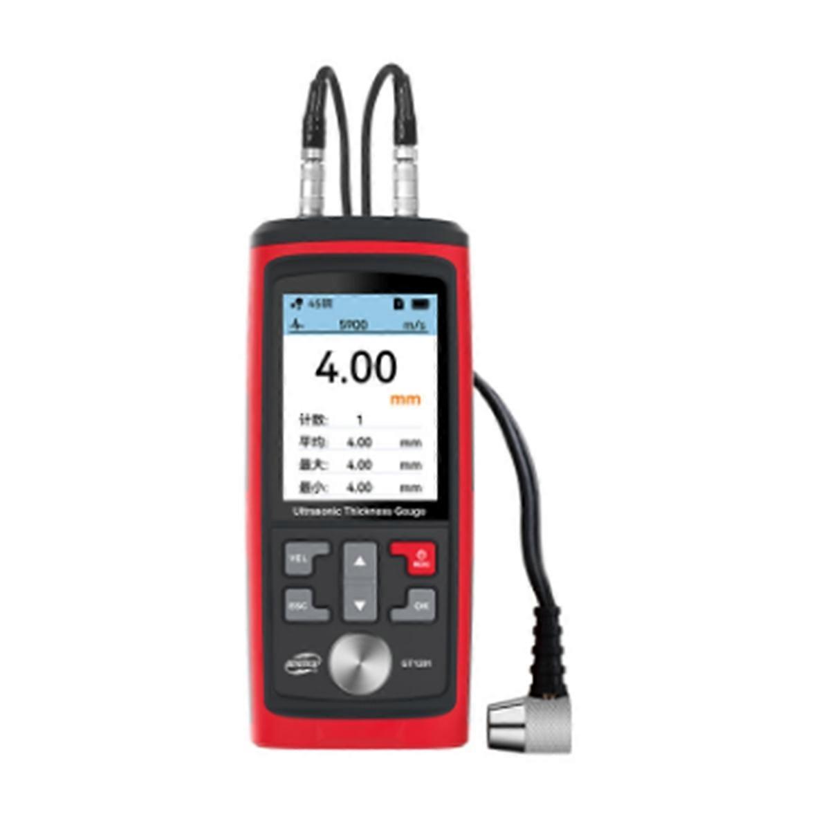 GT1201 Portable Ultrasonic Thickness Gauge Measurement Range 1.00-300.0mm(Steel) Ultrasonic Thickness Meter