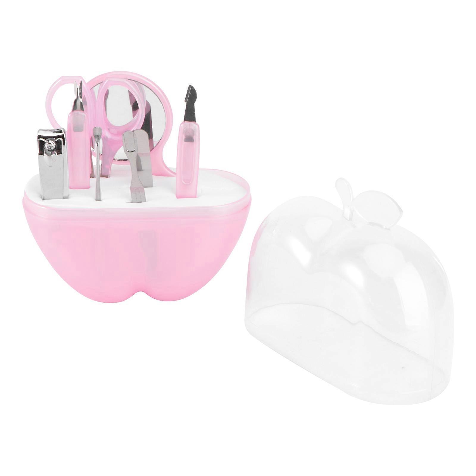 Versatile Nail Care Combo with Scissors Mirror, Convenient Storage Case Included