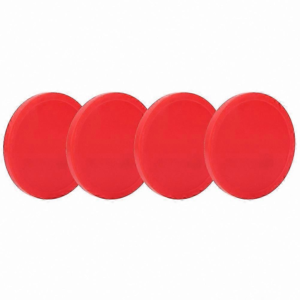 Replacement Air Hockey Pucks - 4 Pack, Durable Plastic Table Game Accessories