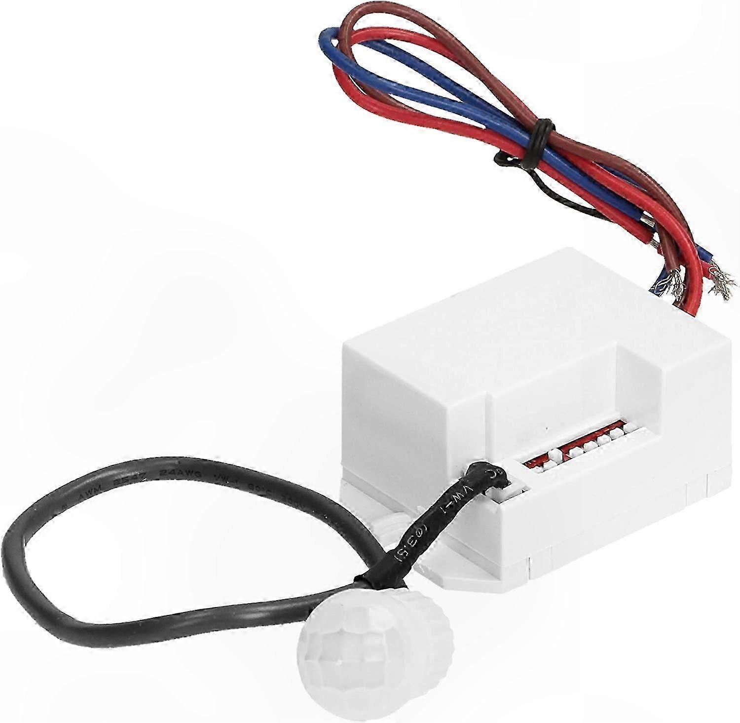 Mini LED Motion Detector with 140 Detection, Twilight Sensor, Timer, and Wide Voltage Compatibility