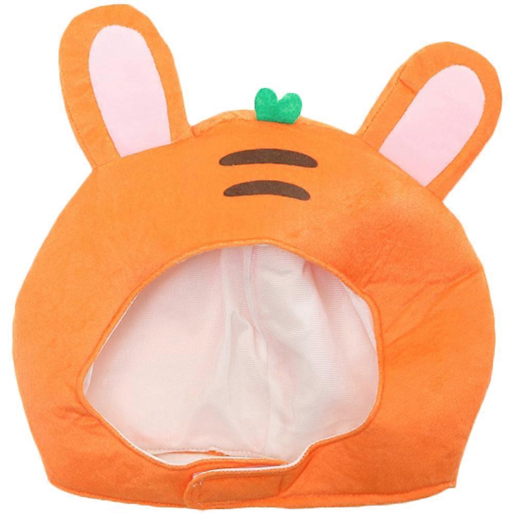 Funny Carrot Bunny Ear Hat Plush Accessory For Carnival And Holiday Events Suitable For Both Adults And Kids 1Pack