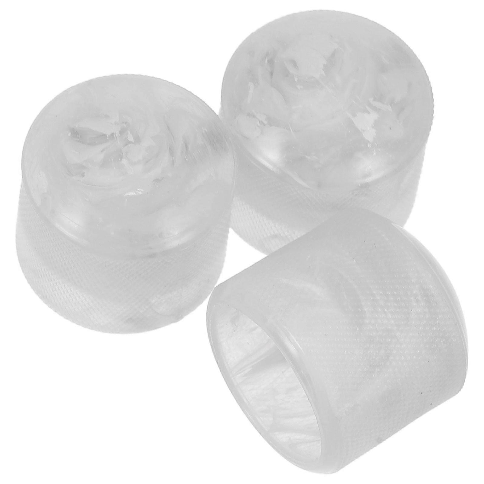 Guitar Volume Control Knobs Instrument Accessories Guitar Potentiometers 1 Set Tone Adjustment Durable White Abs