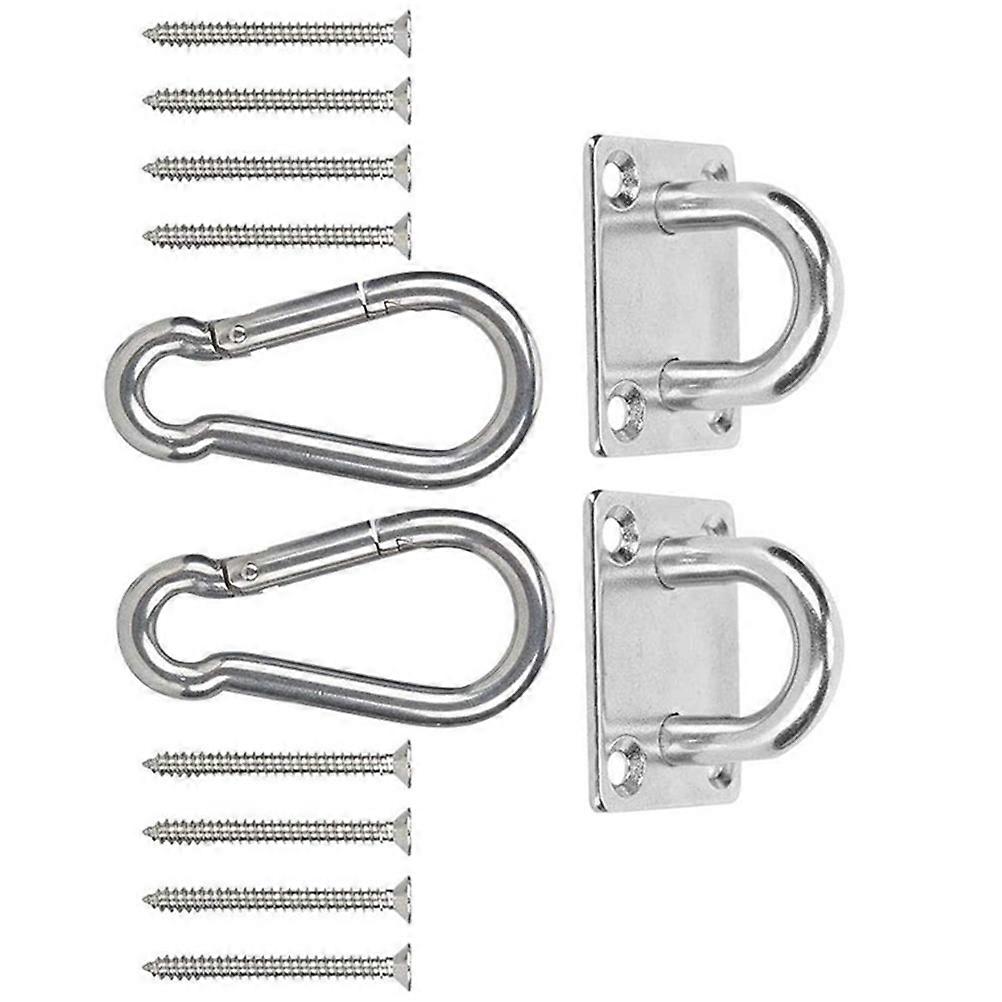 304 Stainless Steel Hammock Hanger Eye Plate Hardware For Bathroom Or Kitchen 1 Set Professional