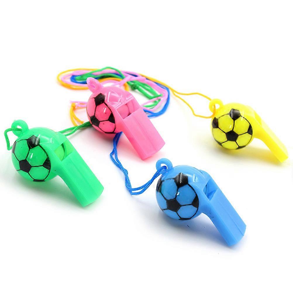 Loud Sports Whistle 20Pcs Mini Football Shaped Whistle for Kids Great for Parties and School Activities