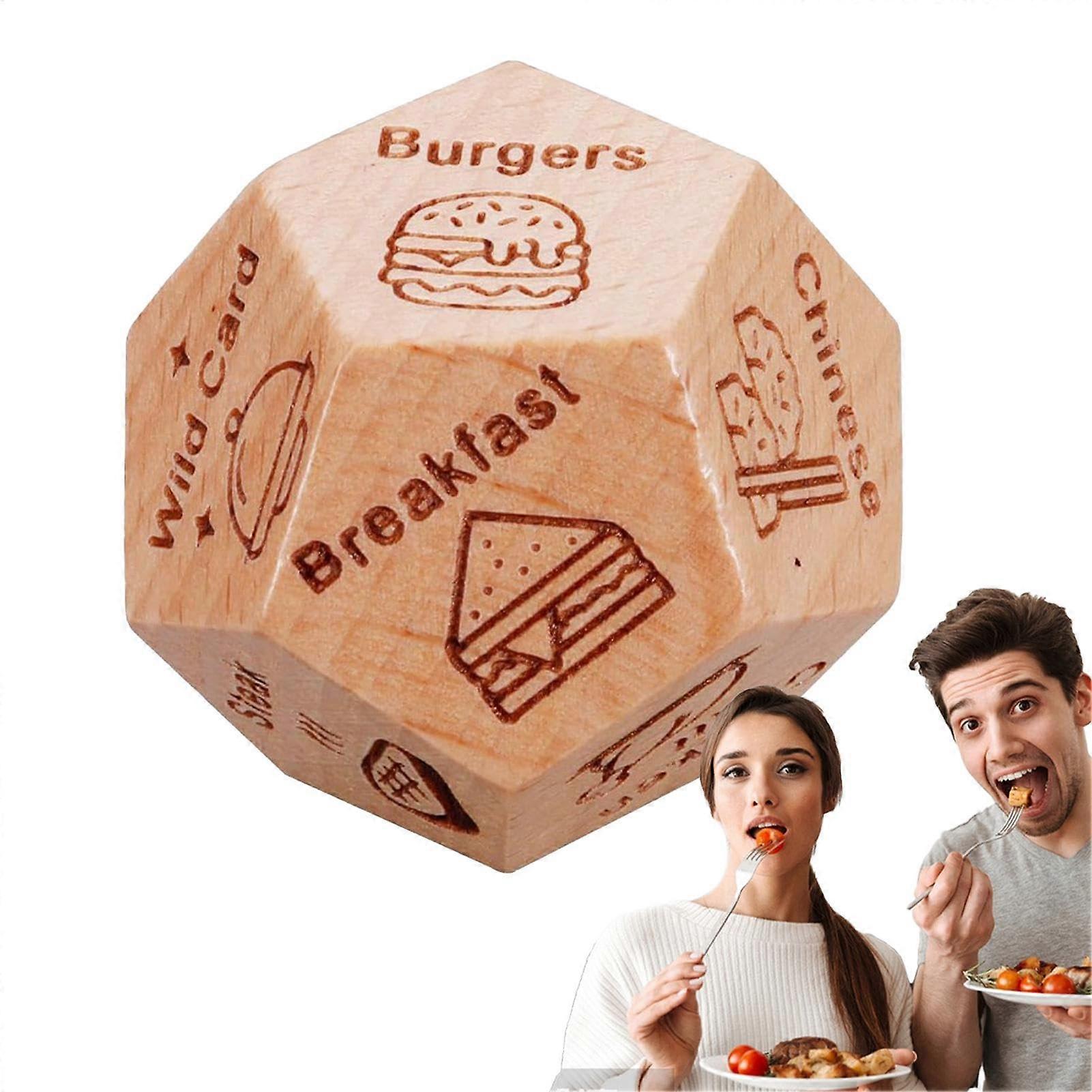 Food Decision Dice  Cute Dinner Decider Dice for Couples, Gift Ideas