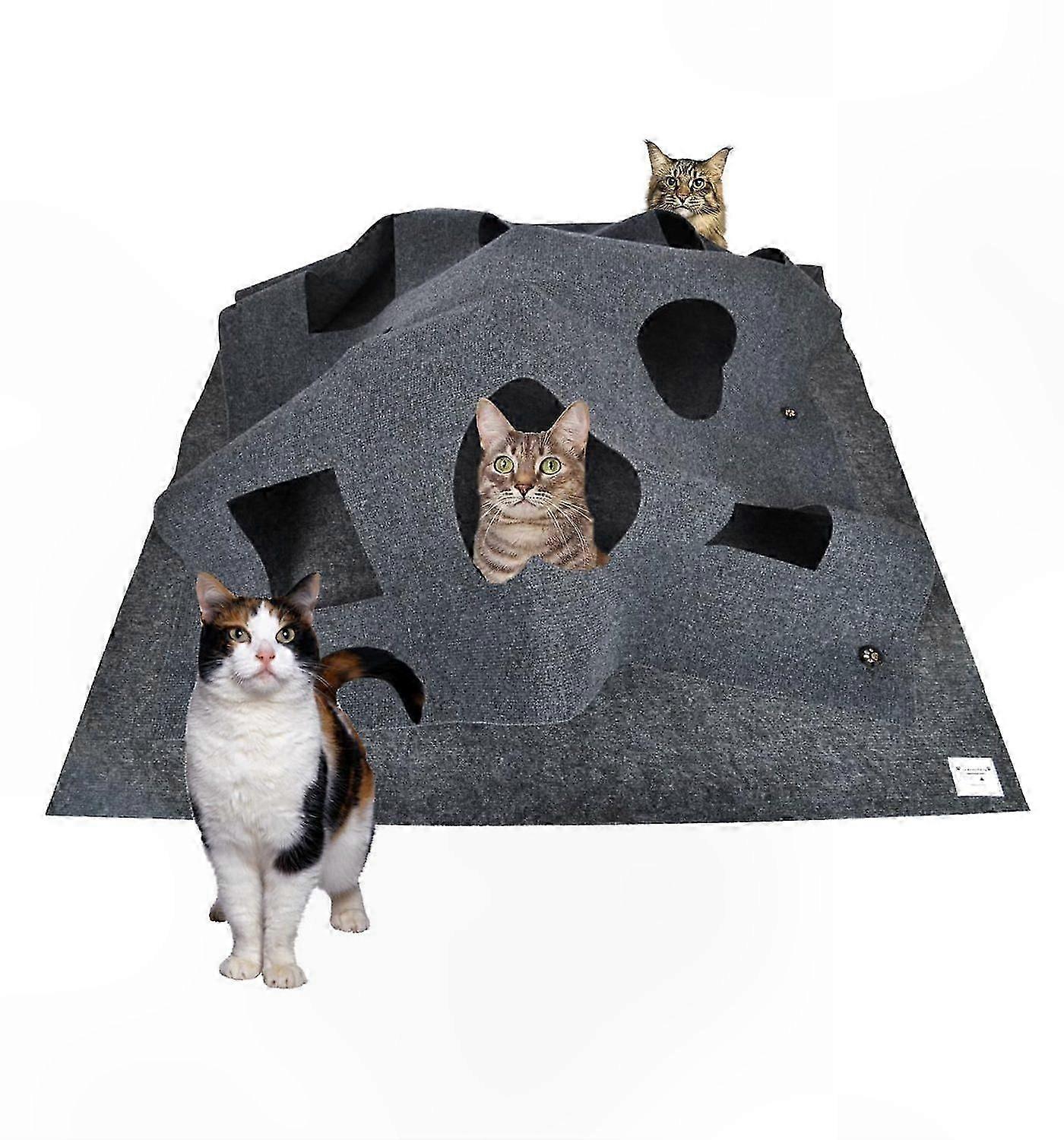 Pet Activity Mat for Cats Scratching and Play Interactive Design for Feline Fun and Exercise