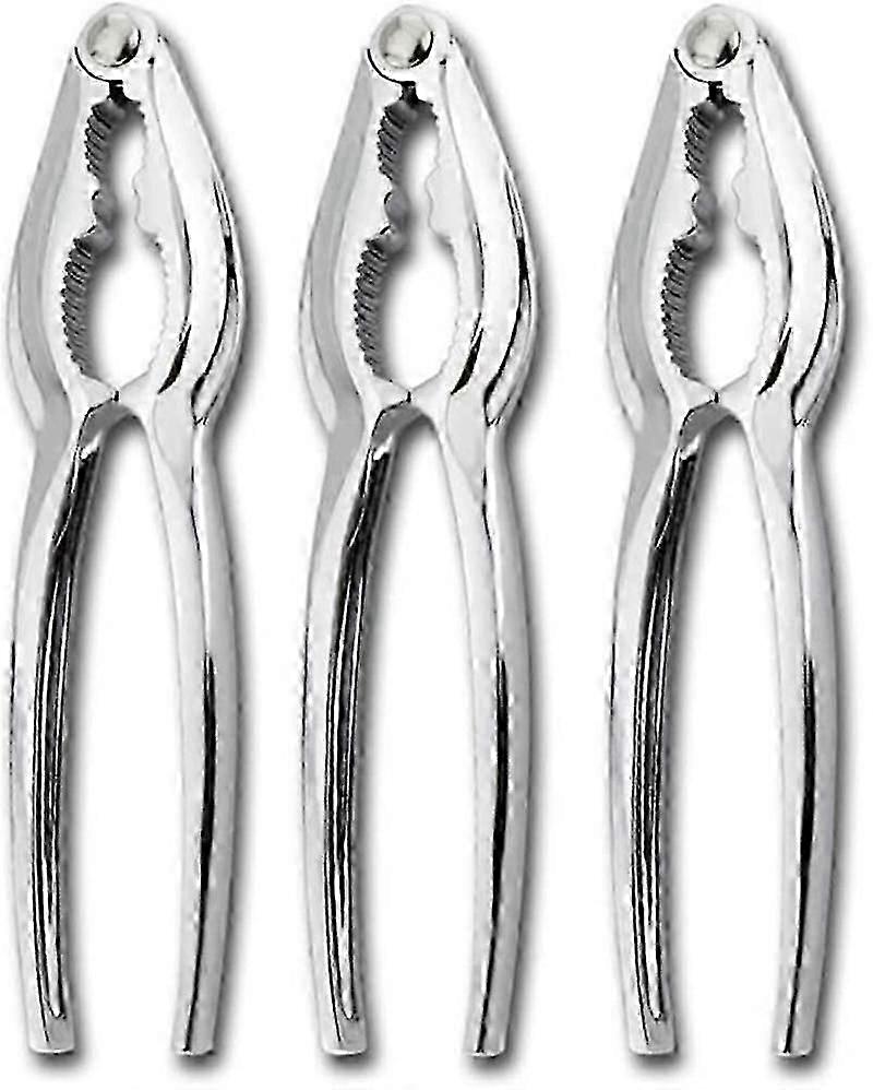 Rostfritt stål Valnöt Cracker Seafood Crab Shelling Tool Kökstillbehör 3 stycken
