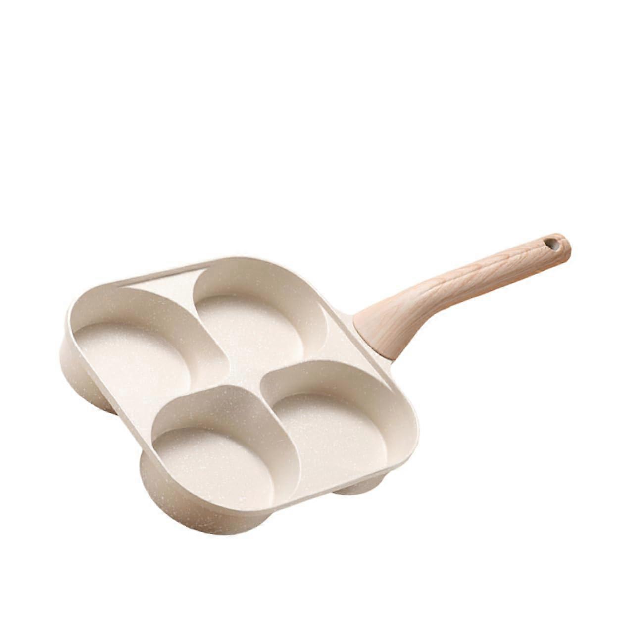 Egg Burger Maker Nonstick Deepened-Hole Pan For Induction Cooktops, Egg Frying Pan For Quick Breakfast, Model 1