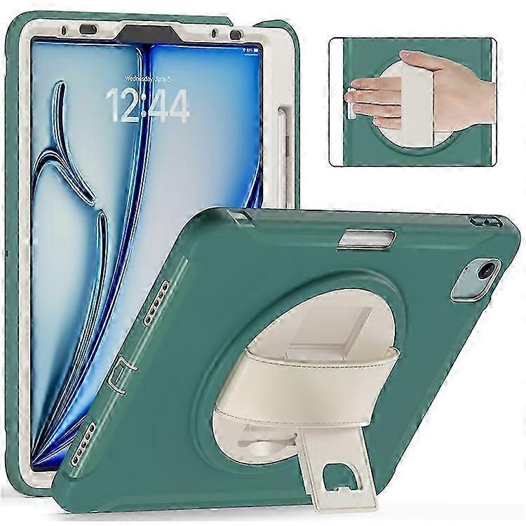 Improved Rotational Kickstand for iPad Air 11 (2024/2022/2020) & iPad Pro 11 (2022/2021/2020/2018) - PC + TPU Material