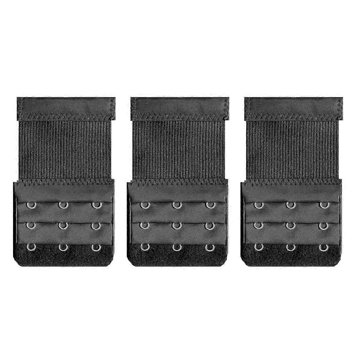 Women's Bra Extender with 3 Hooks Bra Extension Strap, Soft and Comfortable