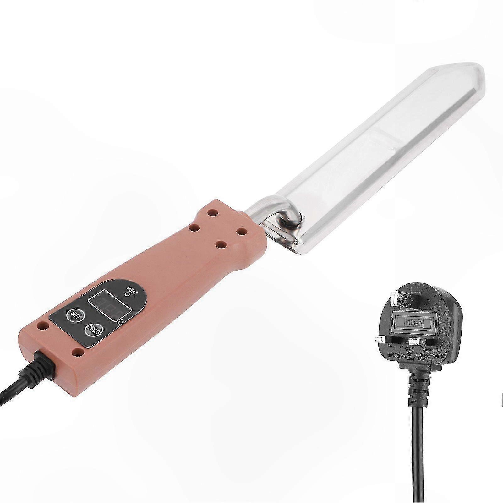 Electric Honey Cutting Knife with Temperature Control 50-180°C Beekeeping Tool 220V UK Plug