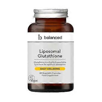 Balanced Liposomal Glutathione 60 Veggie Caps - Reusable Bottle - 3 Pack