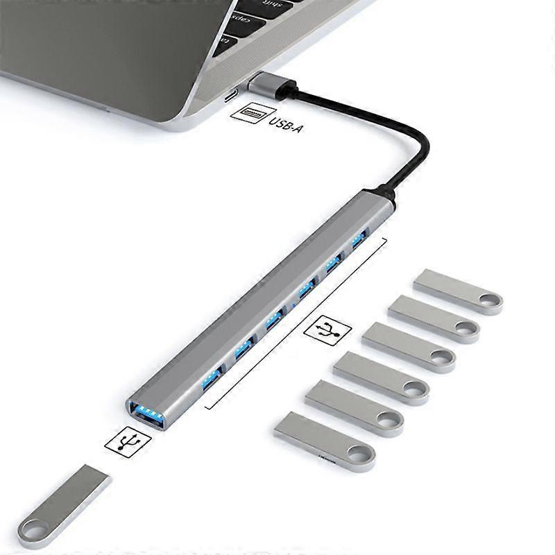 7 in 1 USB3.0 Docking Station Laptop Multifunctional HUB