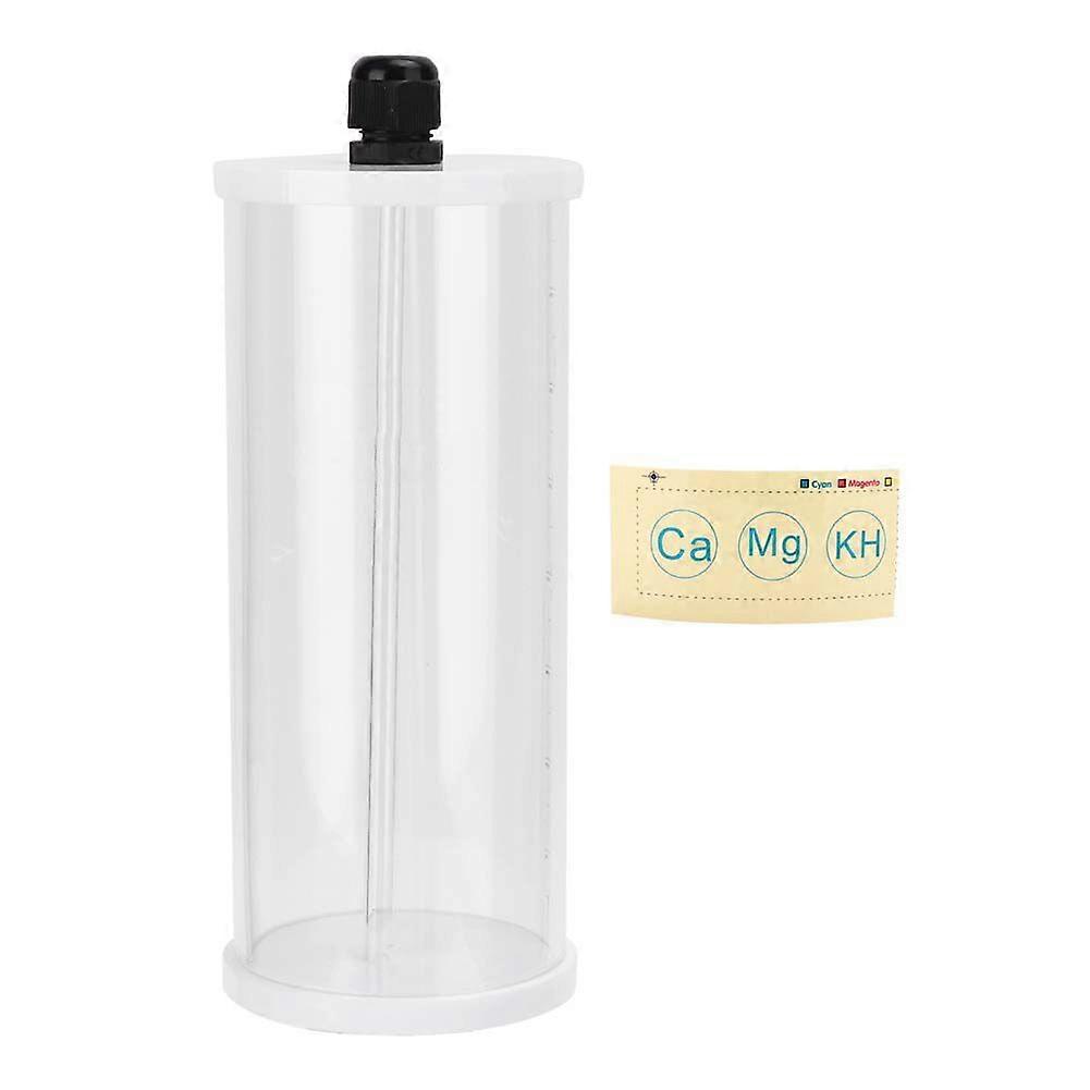 Aquarium 0.8L Acrylic Titration Barrel Pump Additives Liquid Storage Container Accessory with Scale