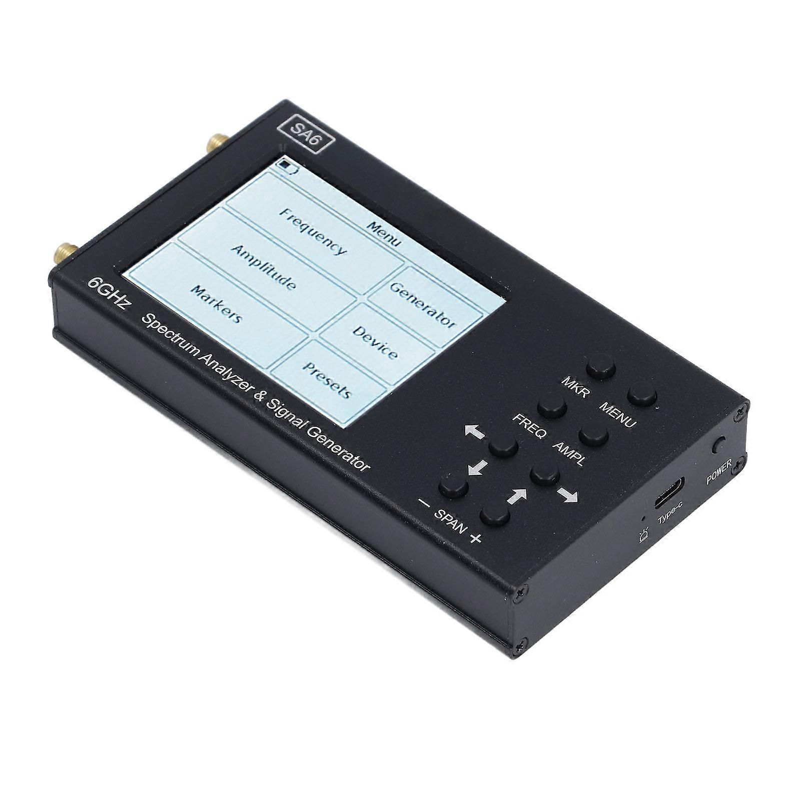Portable 6G Spectrum Analyzer 35-6200MHz with 3.2 Inch Touchscreen