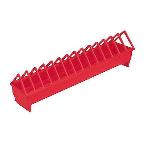 Miller Little Giant Plastic Trough Poultry Feeder Narrow Grid, 1 Count