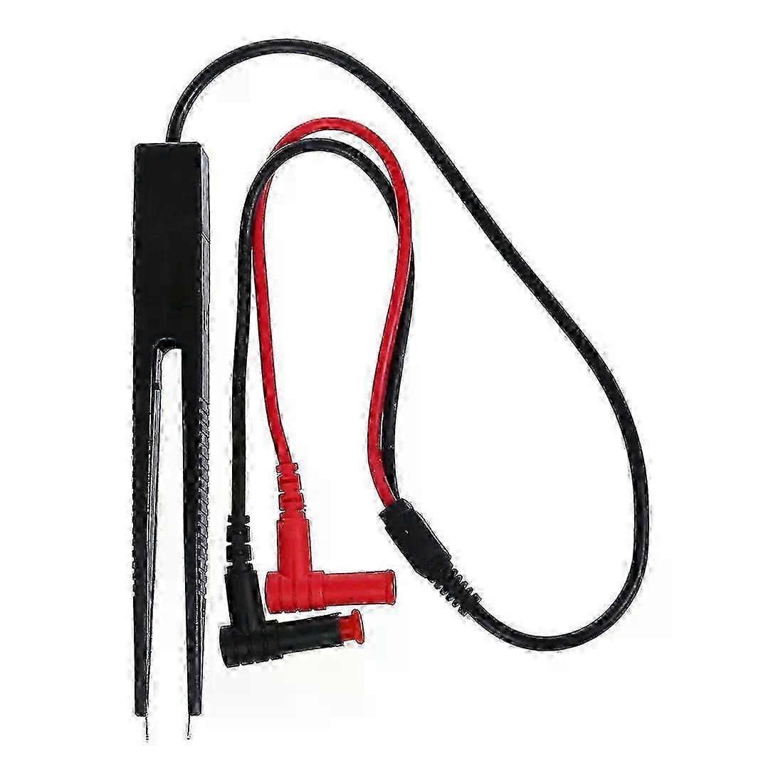 SMD Chip Test Clip Meter Lead Probe Multimeter Tweezer Capacitor Re...
