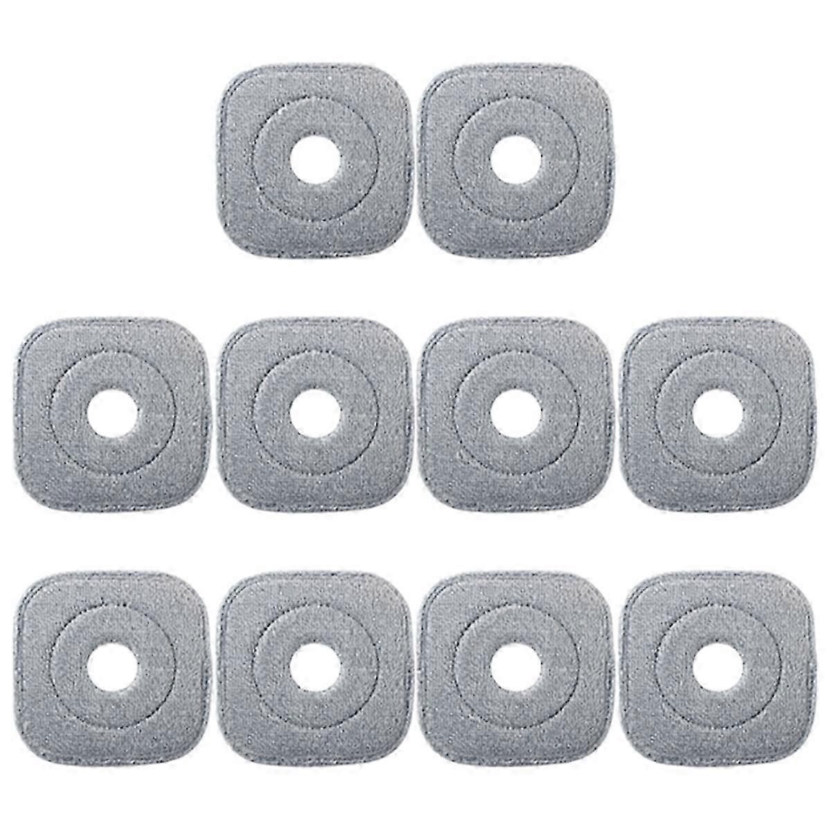 10Pcs Washable Mop Cloth for Mop Squeeze Mop Automatic
