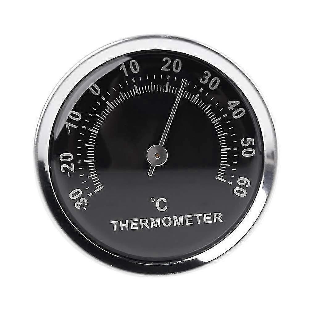 57mm Mini Mechanical Analog Car Thermometer Strong Durable With Sticker