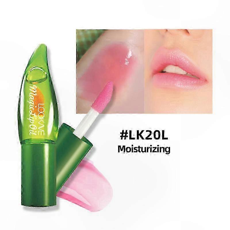 Aloe Vera Infused Moisturizing Lip Gloss with Color Change Feature Long Lasting Hydration Non-Fading Formula 1 Piece