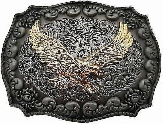 Eagle Men's Belt Buckle (Size: 1.5")