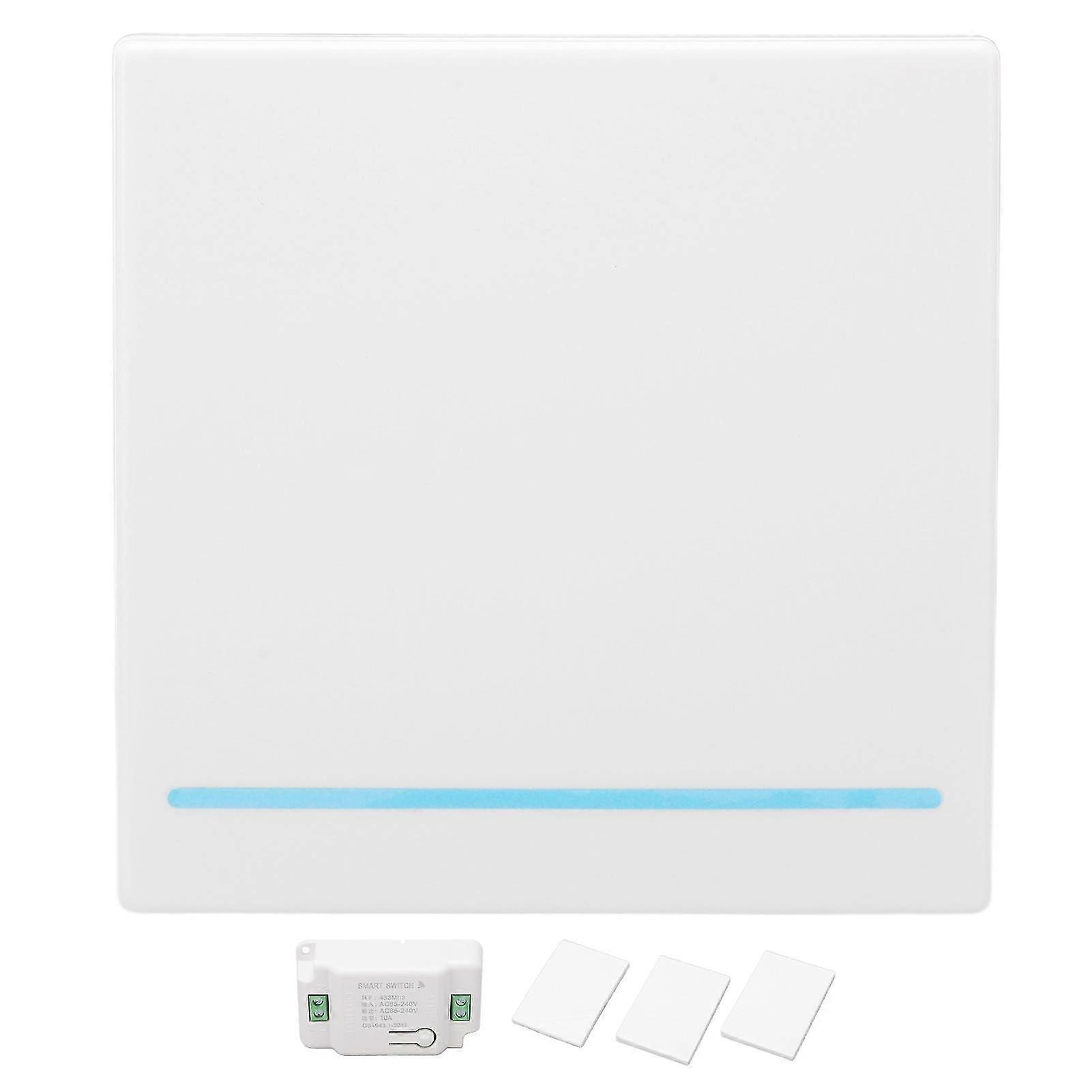 Smart Wireless Remote Control Wall Switch - Easy Installation, Strong Signal, Durable Design