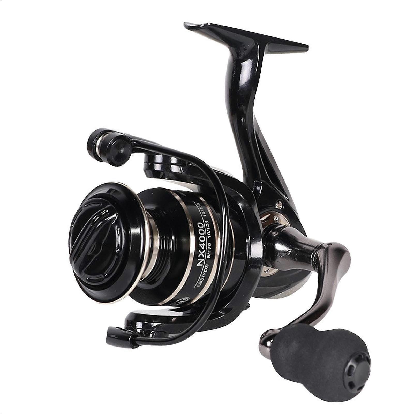 Fish Reel Fly Fish Spin Reel With Smooth Drag NX4000 Interchangeable Spool WearResistant Fishing Tackle Tools
