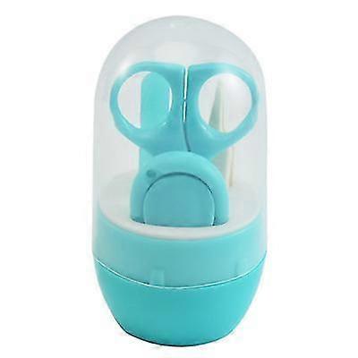 4pcs/set Children's Nail Clipper Set, Baby Hand Foot Nail Trimmer Cutter Kitï¼ˆGreenï¼‰