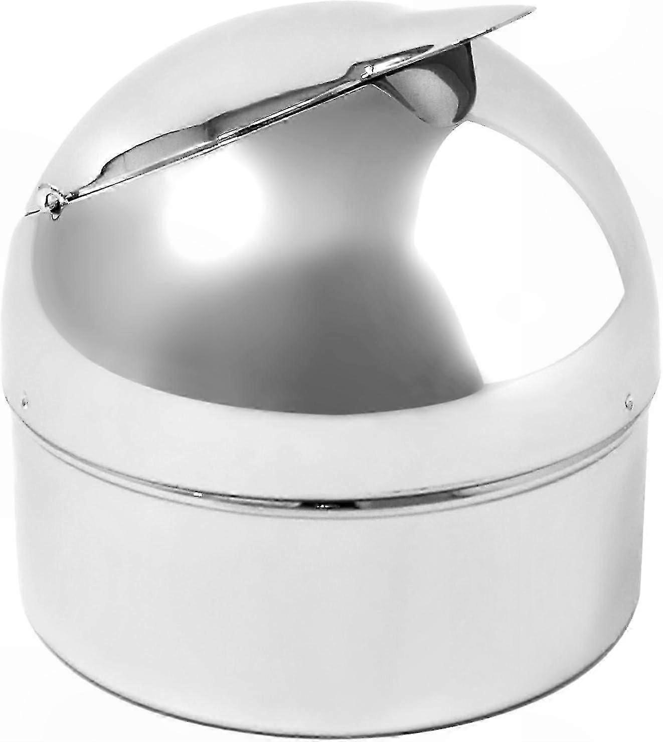 Foldable Metal Ashtray with Secure Closure - Portable and Compact Design for Easy Storage