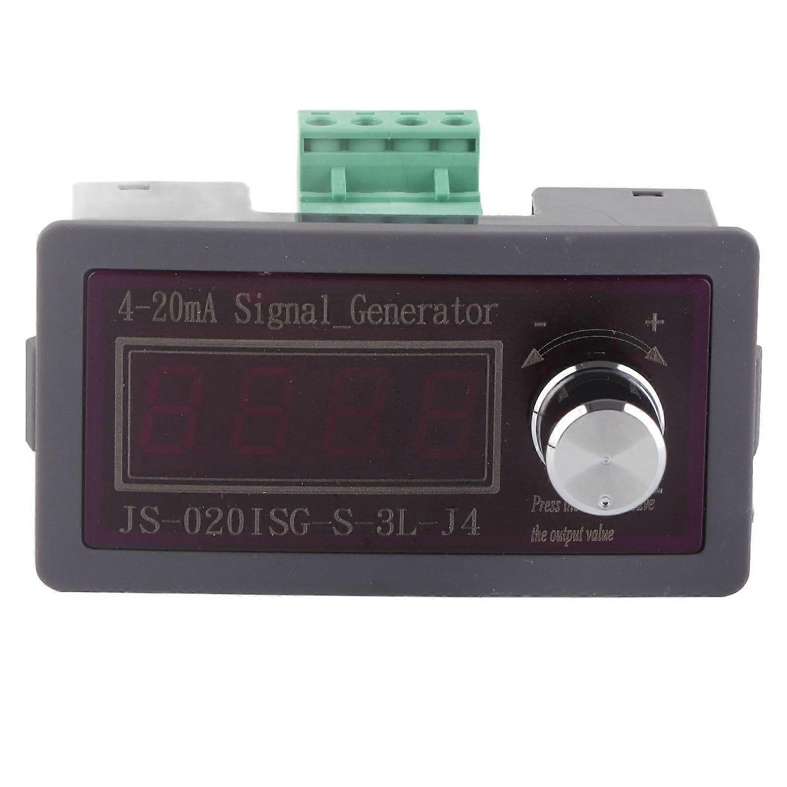420mA Current Voltage Signal Generator with Battery Power Supply Interface Analog Simulator Adjustable 4 Digit Display