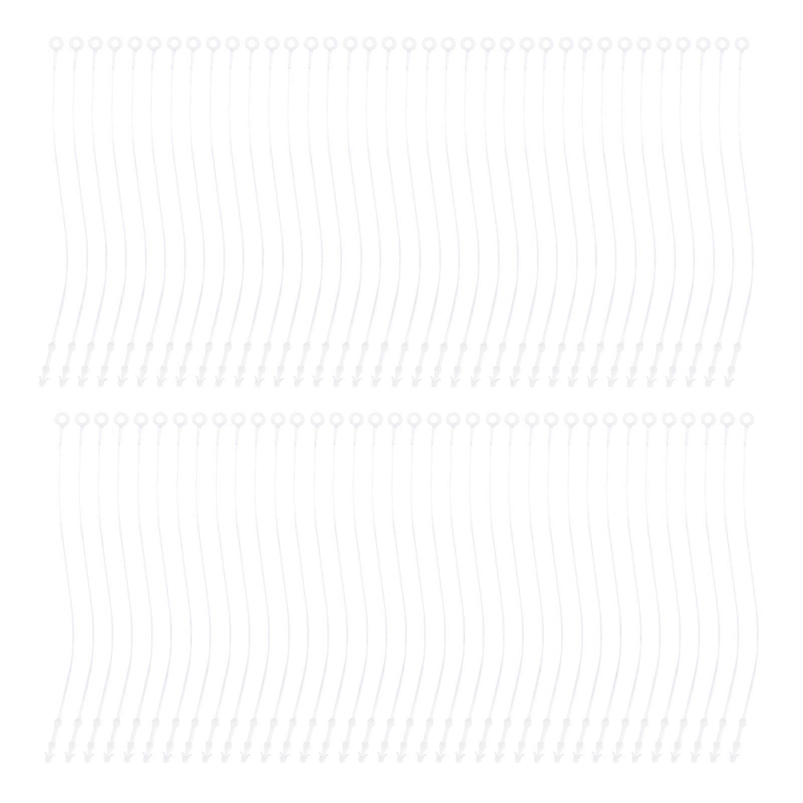 PP Clear Tag Fastener Round Head Tag Fastener for Fastening Use 5000Pcs