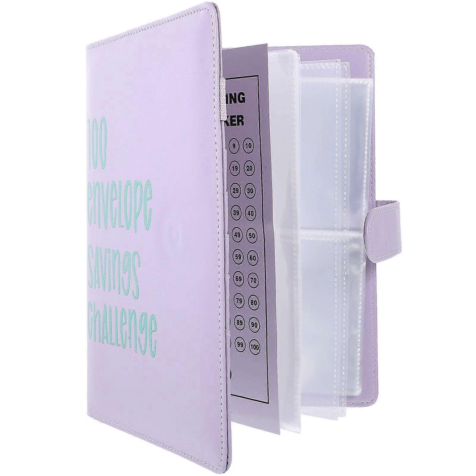 Budget Binder Cash Envelope Organizer Money Saving Binder for Planning 5Sets