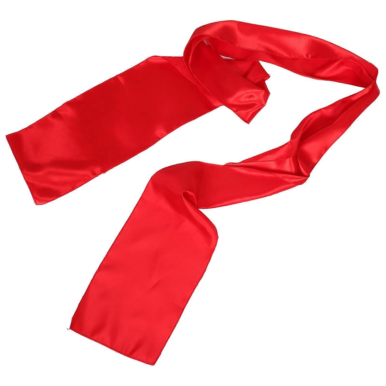 Elegant Red Silk Ribbon Dance Accessory For Adult Competitive Performances And Training 1Pcs
