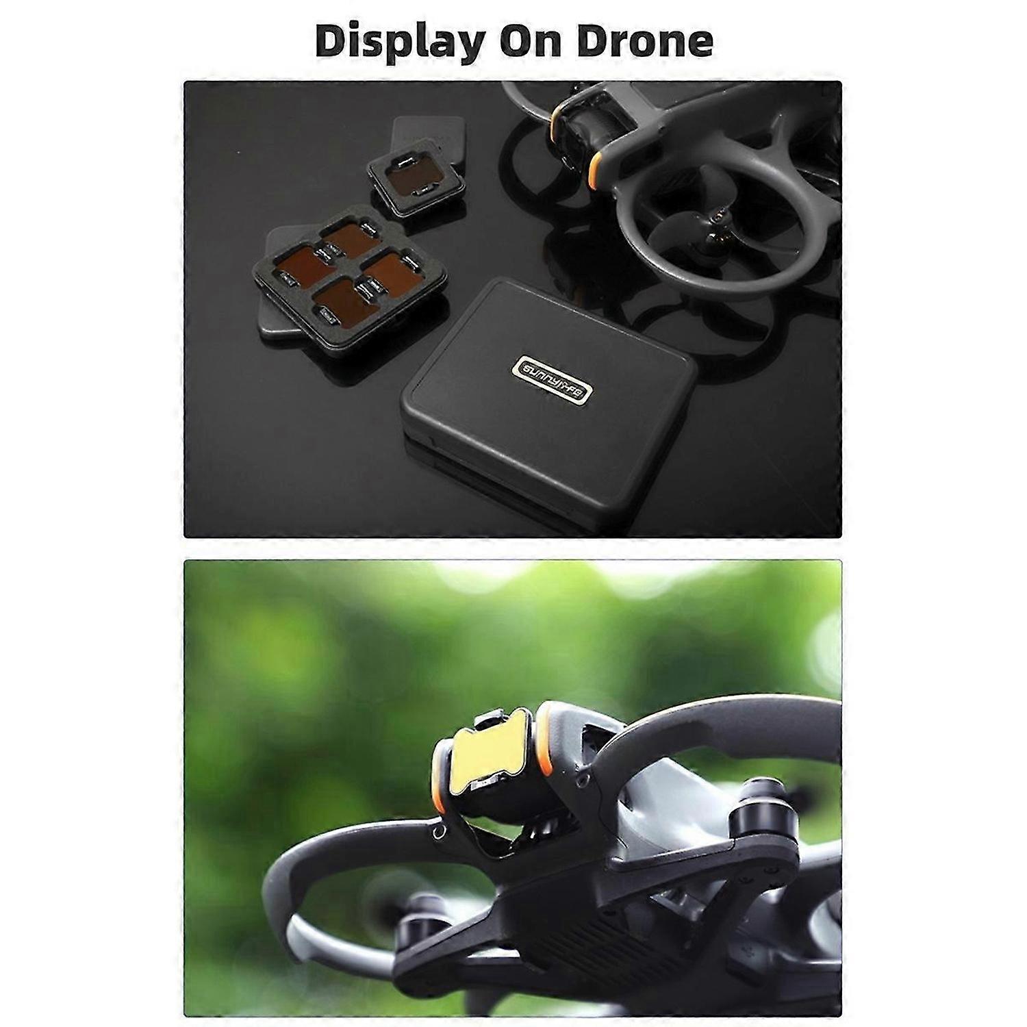 SUNNYLIFE For DJI AVATA 2 ND Filter Kit MCUV Filter ND 8 16 32 64 B