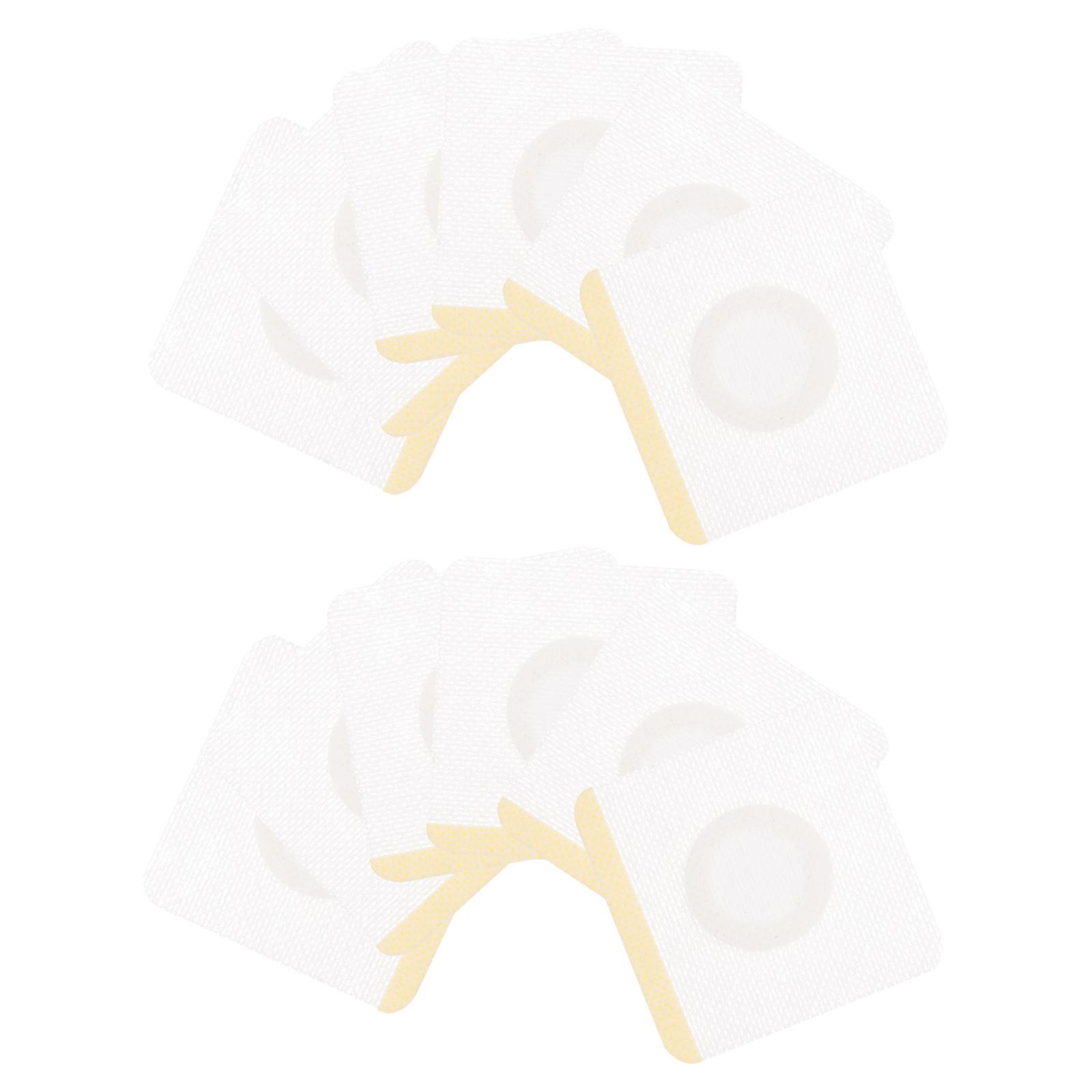 White Navel Plasters for Medical Relief Use with 100Pcs Set