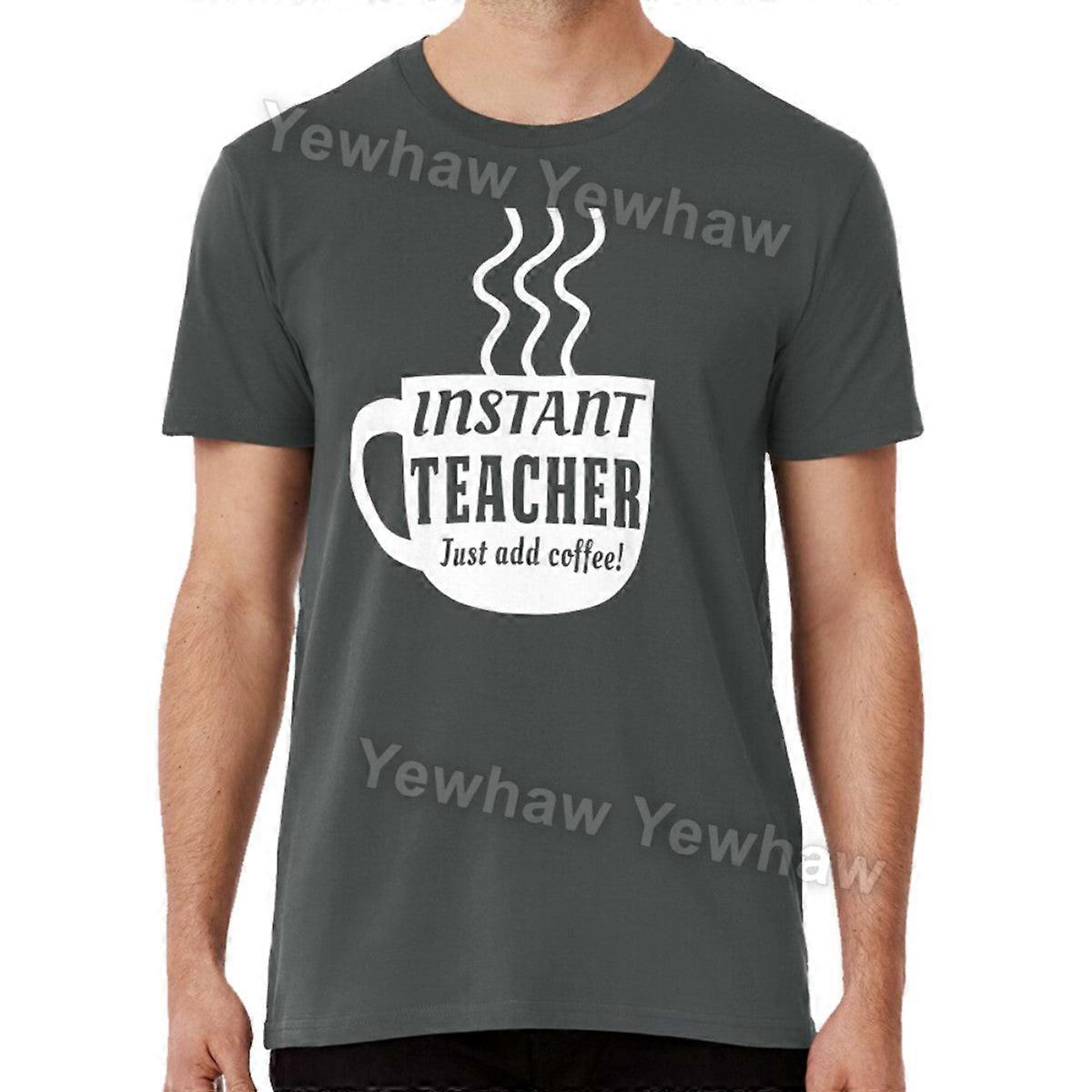 Professor instantâneo. Camiseta Just Add Coffee Caffeine School